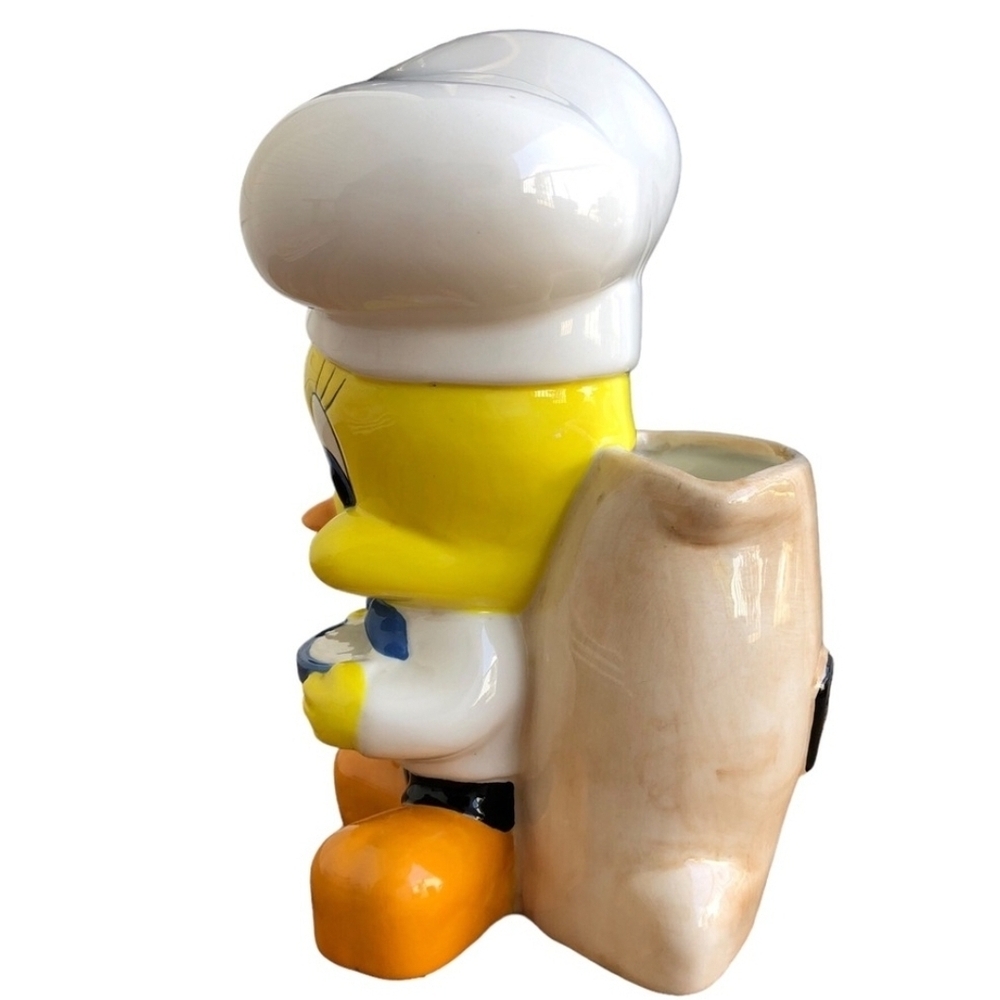 Tweety Chef Cookie Jar and Utensil Holder Set - Picture 8 of 12